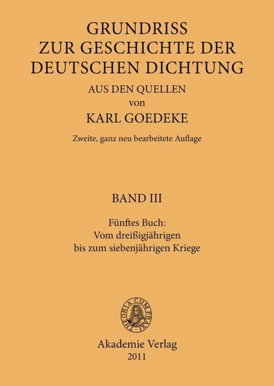 Produktbild: F&uuml;nftes Buch: Vom dreissigj&auml;hrigen bis zum siebenj&auml;hrigen Kriege