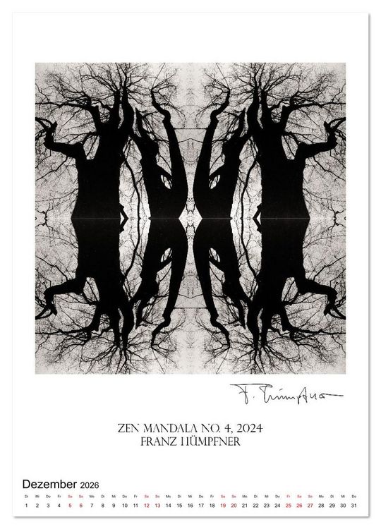 Produktbild: Mandala Artworks - Kunstkalender von Franz Huempfner (hochwertiger Premium Wandkalender 2026 DIN A2 hoch), Kunstdruck in Hochglanz
