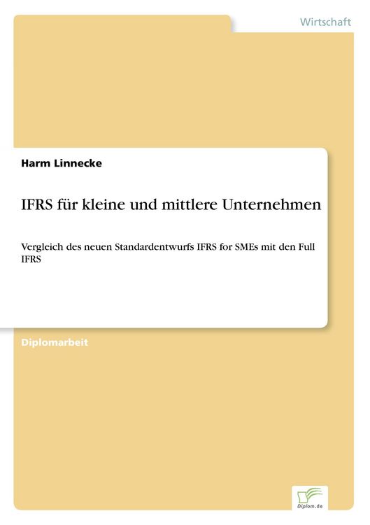 Produktbild: IFRS f&uuml;r kleine und mittlere Unternehmen