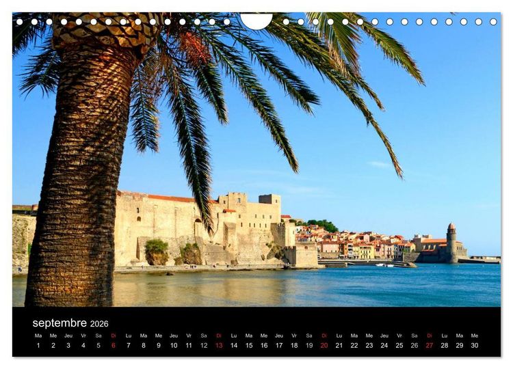 Produktbild: Le port de Collioure (Calendrier mural 2026 DIN A4 vertical), CALVENDO calendrier mensuel