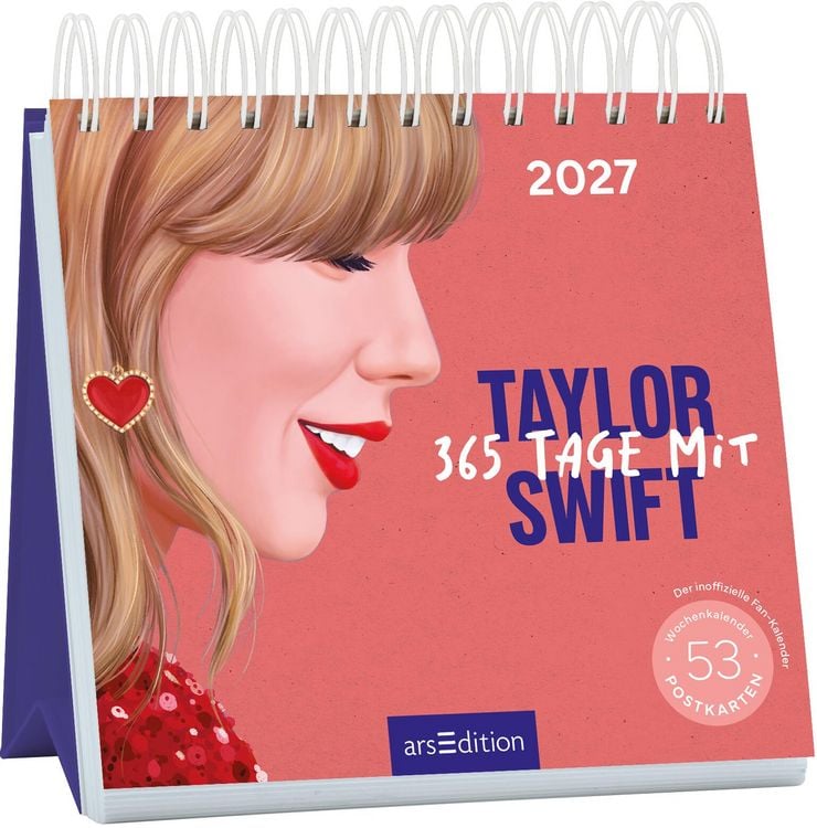 Produktbild: Postkartenkalender 365 Tage mit Taylor Swift 2027