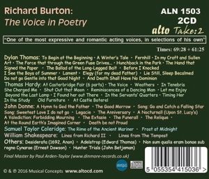 Produktbild: Richard Burton: The Voice in Poetry