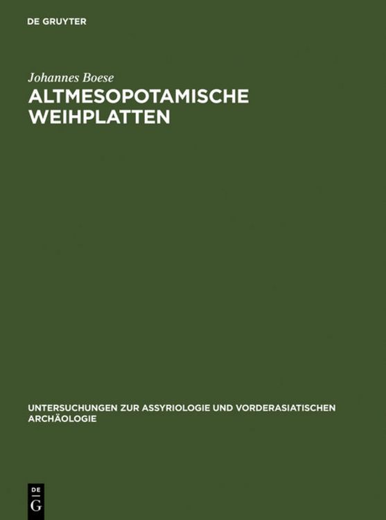 Produktbild: Altmesopotamische Weihplatten