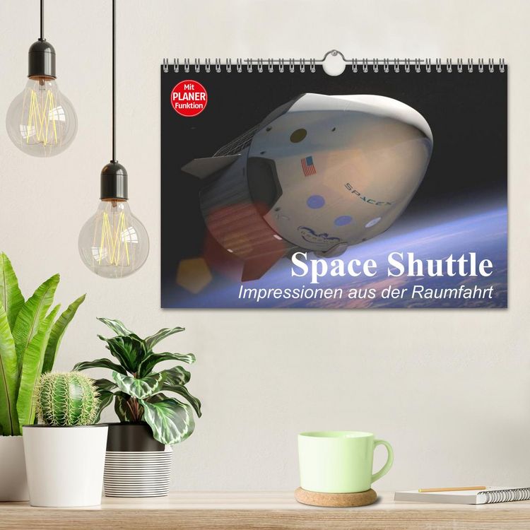 Produktbild: Space Shuttle. Impressionen aus der Raumfahrt (Wandkalender 2026 DIN A4 quer), CALVENDO Monatskalender