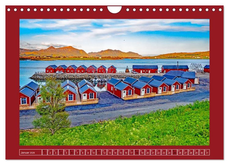 Produktbild: Lofoten - Norwegens Juwelen (Wandkalender 2026 DIN A4 quer), CALVENDO Monatskalender