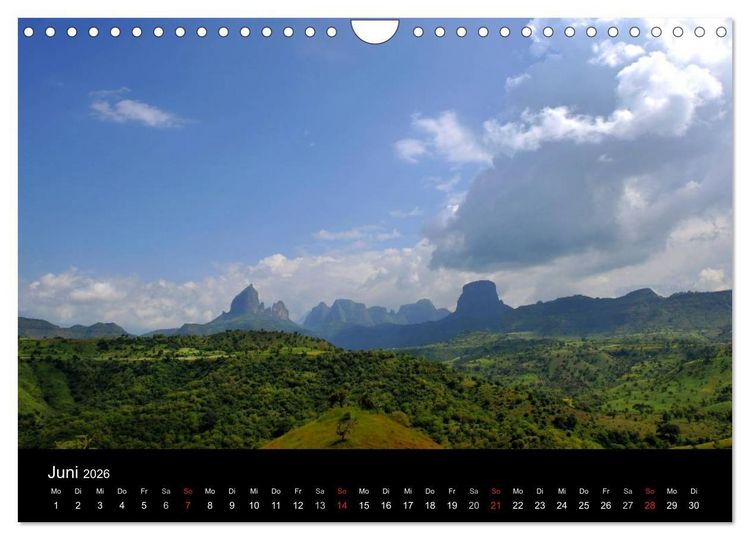 Produktbild: &Auml;thiopien Impressionen (Wandkalender 2026 DIN A4 quer), CALVENDO Monatskalender