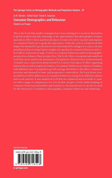 Produktbild: Consumer Demographics and Behaviour
