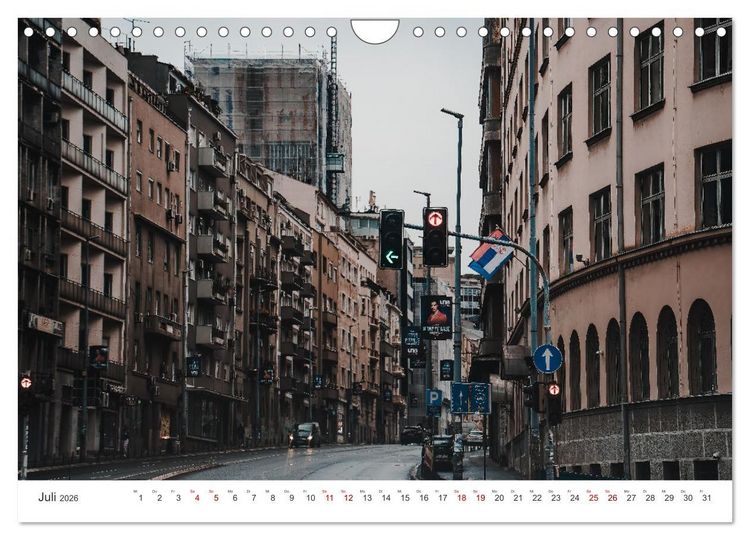 Produktbild: Serbien - Mosaikstein des Balkans (Wandkalender 2026 DIN A4 quer), CALVENDO Monatskalender