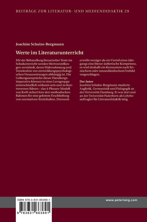 Produktbild: Werte im Literaturunterricht