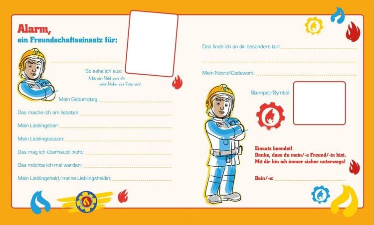 Produktbild: Feuerwehrmann Sam: Mein cooles Freundebuch