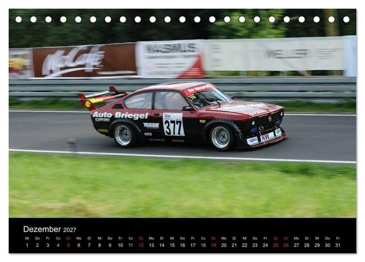 Produktbild: Bergrennen im Opel (Tischkalender 2027 DIN A5 quer), CALVENDO Monatskalender