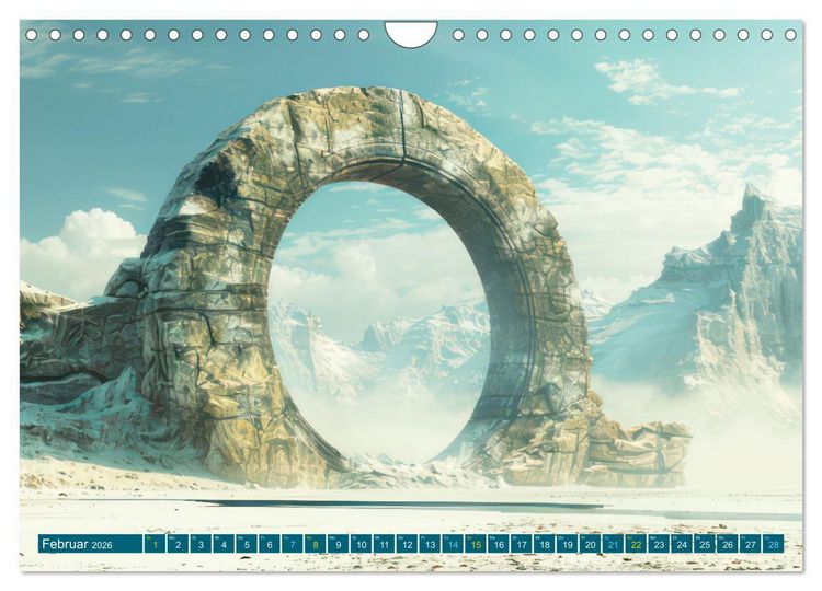 Produktbild: Mystische r&auml;tselhafte Orte (Wandkalender 2026 DIN A4 quer), CALVENDO Monatskalender