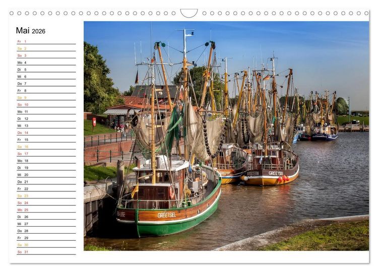 Produktbild: Ostfriesland - maritim pur (Wandkalender 2026 DIN A3 quer), CALVENDO Monatskalender