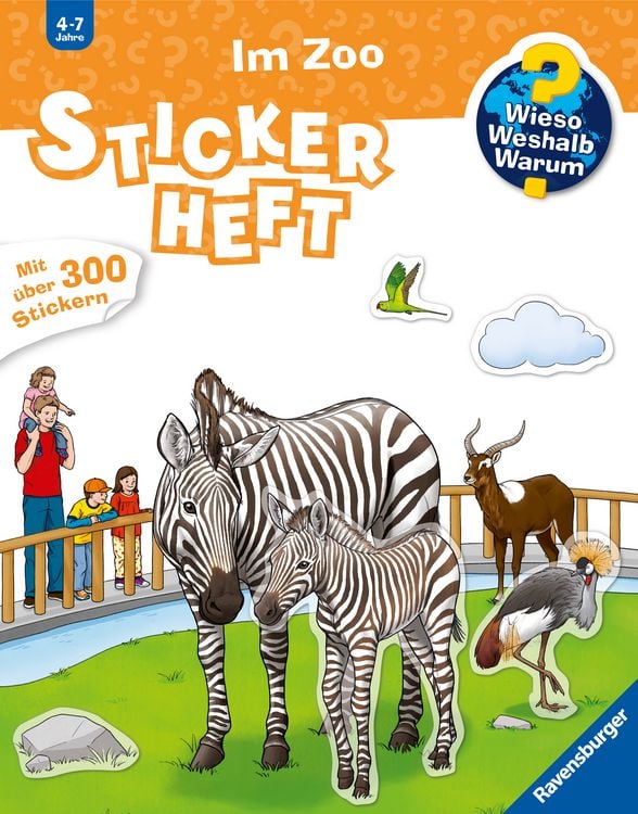 Produktbild: Wieso? Weshalb? Warum? Stickerheft - Im Zoo