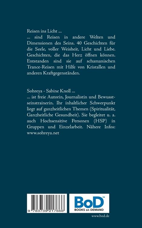 Produktbild: Reisen ins Licht