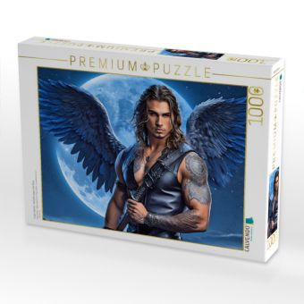 Produktbild: CALVENDO Puzzle Engel Jophiel - K&auml;mpfer gegen das B&ouml;se | 1000 Teile Lege-Gr&ouml;&szlig;e 64x48cm Foto-Puzzle f&uuml;r gl&uuml;ckliche Stunden
