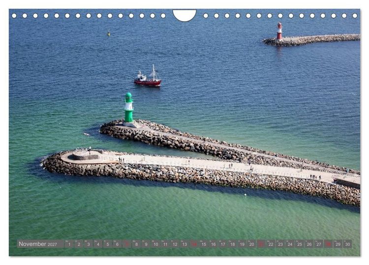 Produktbild: Ostseebad Warnem&uuml;nde (Wandkalender 2027 DIN A4 quer), CALVENDO Monatskalender