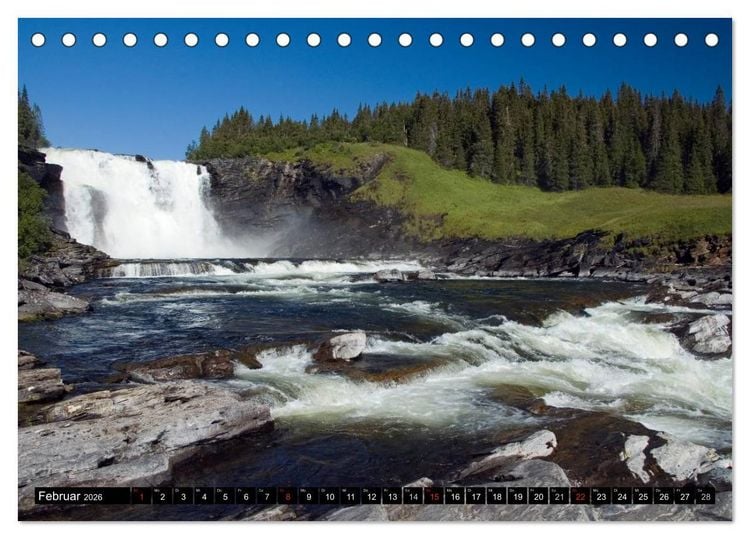 Produktbild: Skandinavien entdecken (Tischkalender 2026 DIN A5 quer), CALVENDO Monatskalender