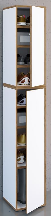 Produktbild: XL Holz Gro&szlig;er Schuhschrank Schuhkommode Salia B30
