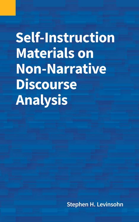 Produktbild: Self-Instruction Materials on Non-Narrative Discourse Analysis