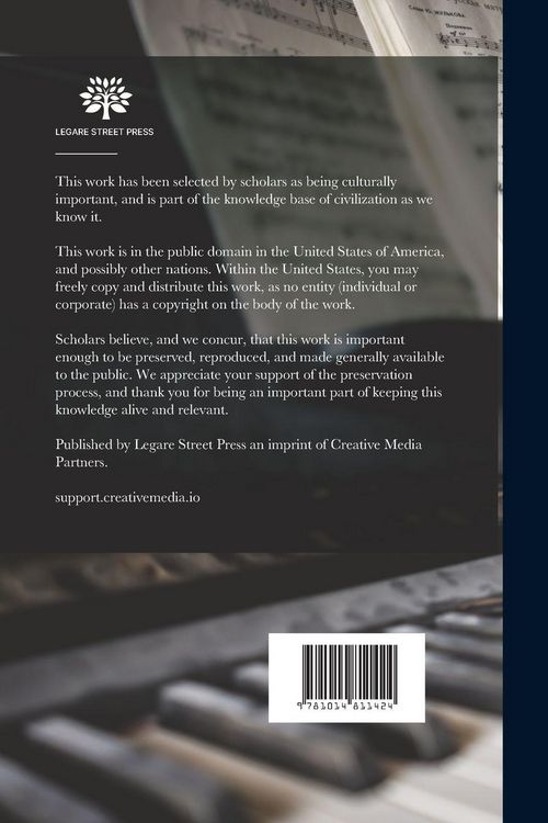 Produktbild: The Song: Its Birth, Evolution, and Functions: With Numerous Selections From Old English Lyrics