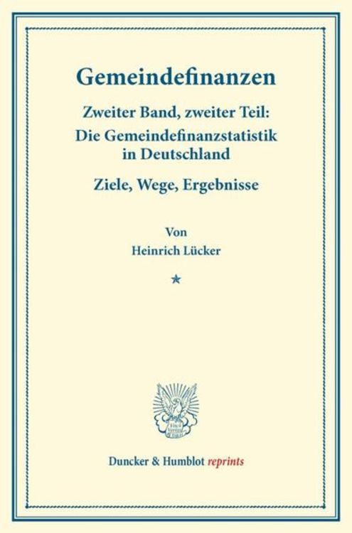 Produktbild: Gemeindefinanzen.