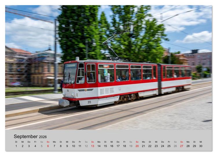 Produktbild: Stra&szlig;enbahnklassiker auf Schienen (Wandkalender 2026 DIN A2 quer), CALVENDO Monatskalender