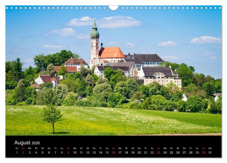 Produktbild: Unser Bayern (Wandkalender 2026 DIN A3 quer), CALVENDO Monatskalender