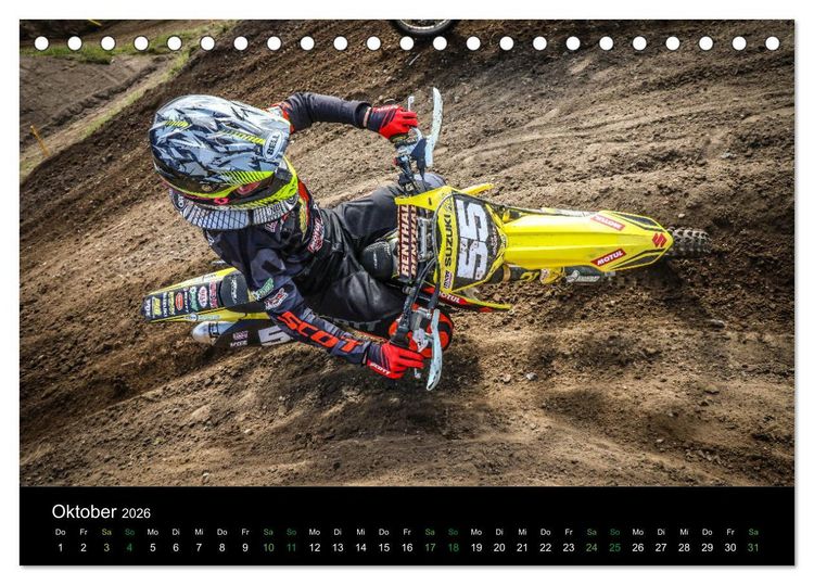 Produktbild: Motocross Ladies 2026 (Tischkalender 2026 DIN A5 quer), CALVENDO Monatskalender