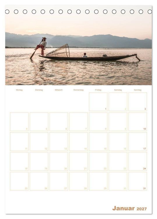 Produktbild: EXOTISCHES S&Uuml;DOSTASIEN - Planer 2027 (Tischkalender 2027 DIN A5 hoch), CALVENDO Monatskalender