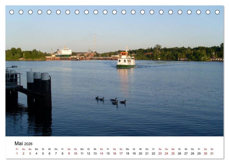 Produktbild: Impressionen von der Kieler F&ouml;rde (Tischkalender 2026 DIN A5 quer), CALVENDO Monatskalender