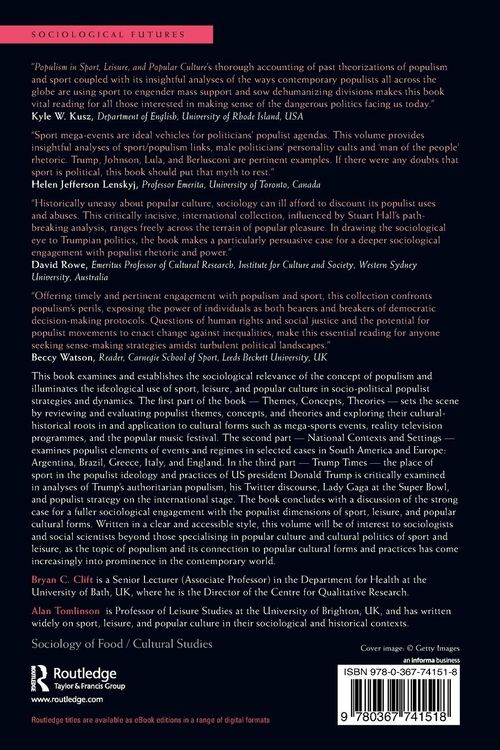 Produktbild: Populism in Sport, Leisure, and Popular Culture