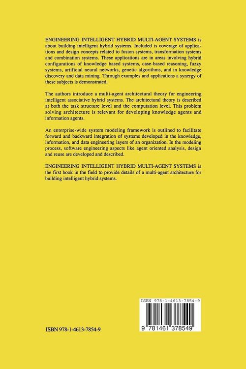 Produktbild: Engineering Intelligent Hybrid Multi-Agent Systems