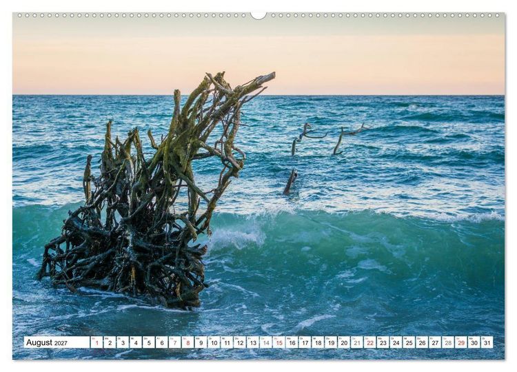 Produktbild: Insel R&uuml;gen - Die K&uuml;ste von Sellin bis Kap Arkona (hochwertiger Premium Wandkalender 2027 DIN A2 quer), Kunstdruck in Hochglanz