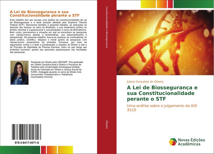 Produktbild: A Lei de Biosseguran&ccedil;a e sua Constitucionalidade perante o STF