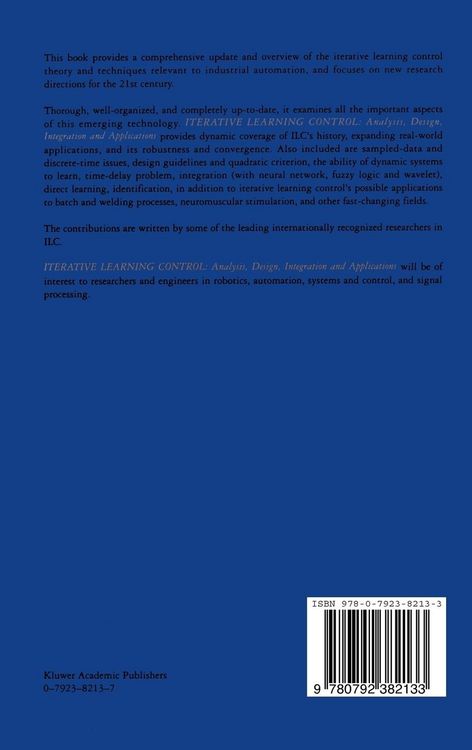 Produktbild: Iterative Learning Control