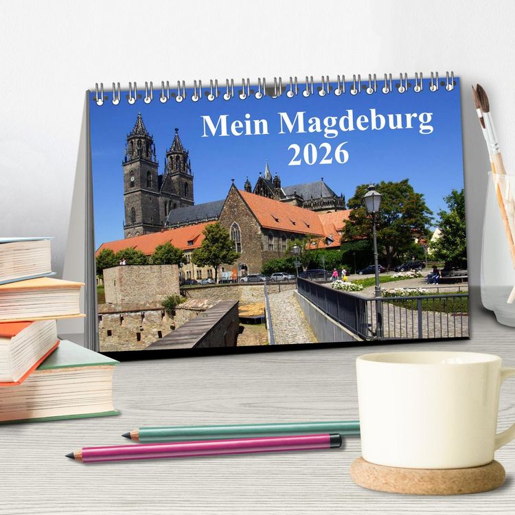 Produktbild: Mein Magdeburg 2026 (Tischkalender 2026 DIN A5 quer), CALVENDO Monatskalender