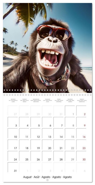 Produktbild: Jolly Selfies (Wall Calendar 2026 12 &times; 12 Inch) CALVENDO 12 Month Wall Calendar