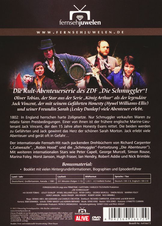 Produktbild: Die Schmuggler - Die komplette Serie [2 DVDs]