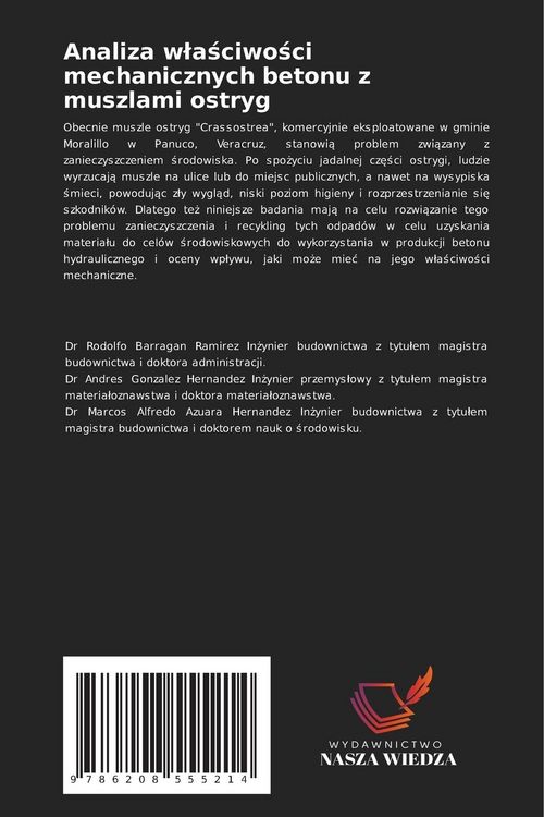 Produktbild: Analiza w&iquest;a&iquest;ciwo&iquest;ci mechanicznych betonu z muszlami ostryg