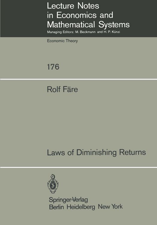 Produktbild: Laws of Diminishing Returns