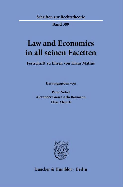 Produktbild: Law and Economics in all seinen Facetten.