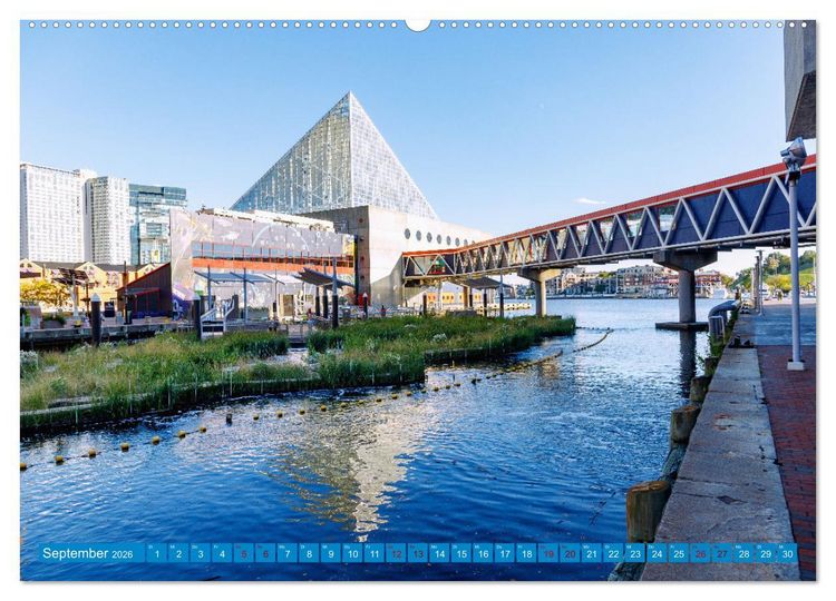 Produktbild: Baltimore. Maritimer Charme an der Ostk&uuml;ste der USA (hochwertiger Premium Wandkalender 2026 DIN A2 quer), Kunstdruck in Hochglanz