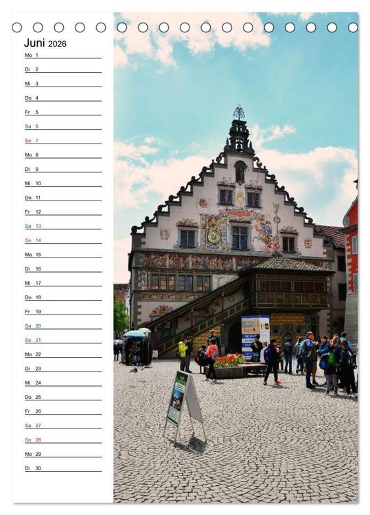 Produktbild: Lindau - Inselstadt am Bodensee (Tischkalender 2026 DIN A5 hoch), CALVENDO Monatskalender