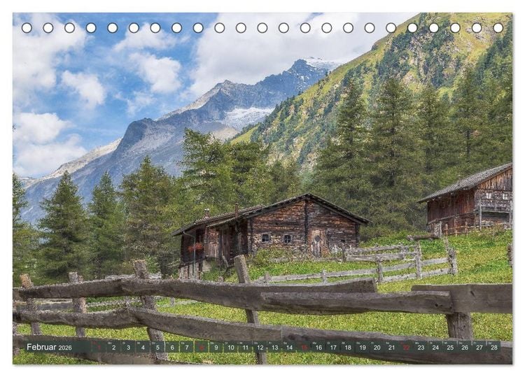 Produktbild: Wundersch&ouml;nes Osttirol (Tischkalender 2026 DIN A5 quer), CALVENDO Monatskalender