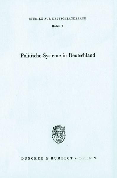 Produktbild: Politische Systeme in Deutschland.