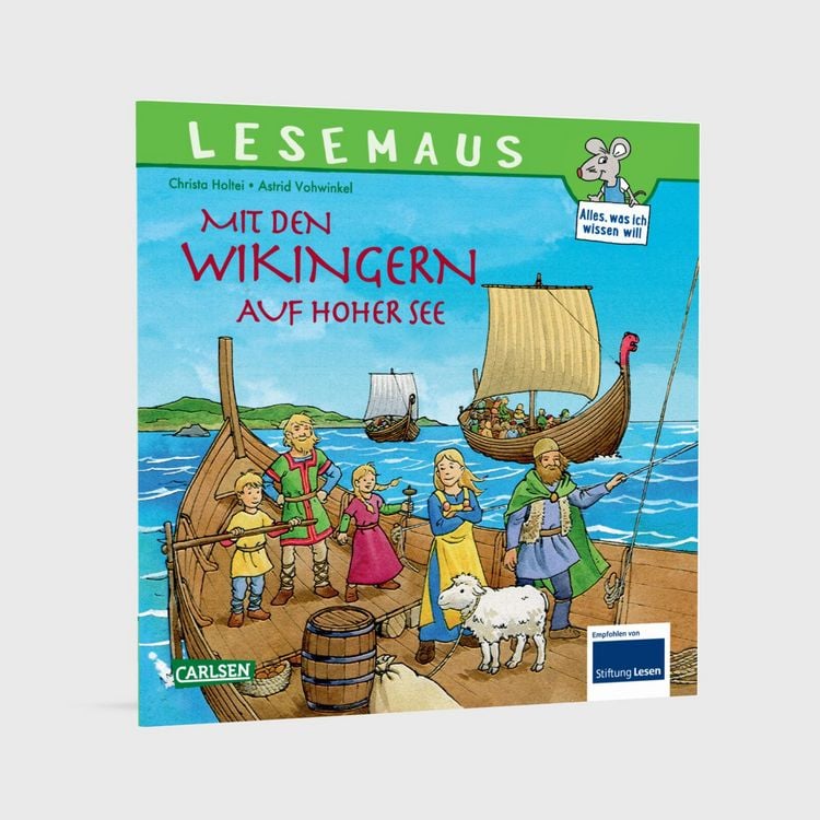 Produktbild: LESEMAUS 148: Mit den Wikingern auf hoher See