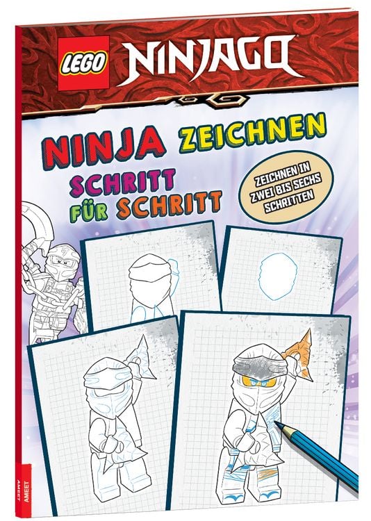Produktbild: LEGO&reg; NINJAGO&reg; &ndash; Ninja zeichnen Schritt f&uuml;r Schritt