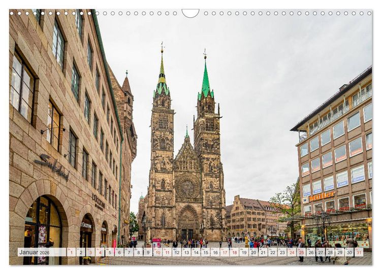 Produktbild: N&uuml;rnberg Impressionen (Wandkalender 2026 DIN A3 quer), CALVENDO Monatskalender