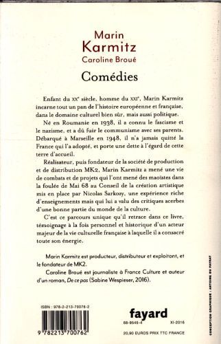 Produktbild: Com&eacute;dies